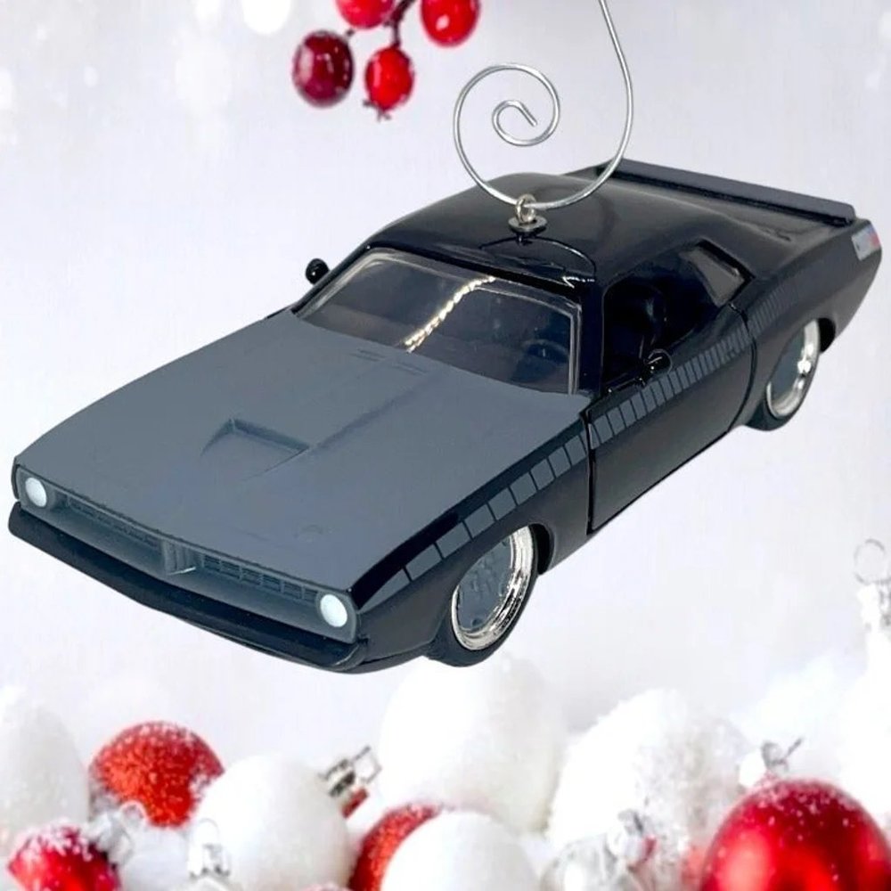 Fast & Furious Letty's Plymouth Barracuda 5.25" 1:32 Christmas Tree Ornament